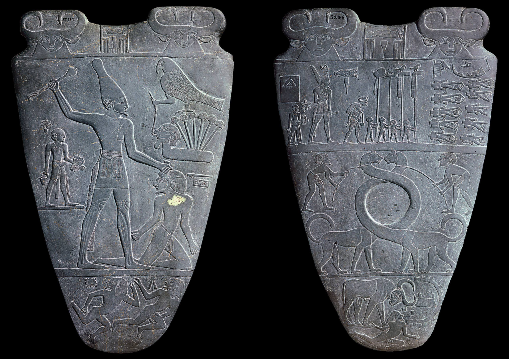 período arcaico antiguo egipto paleta de narmer